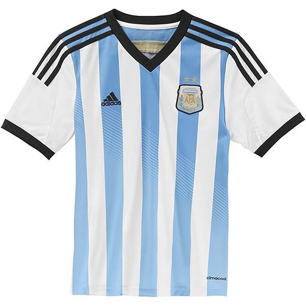 Argentina home retro soccer jersey maillot match men's first sportswear football shirt 2014